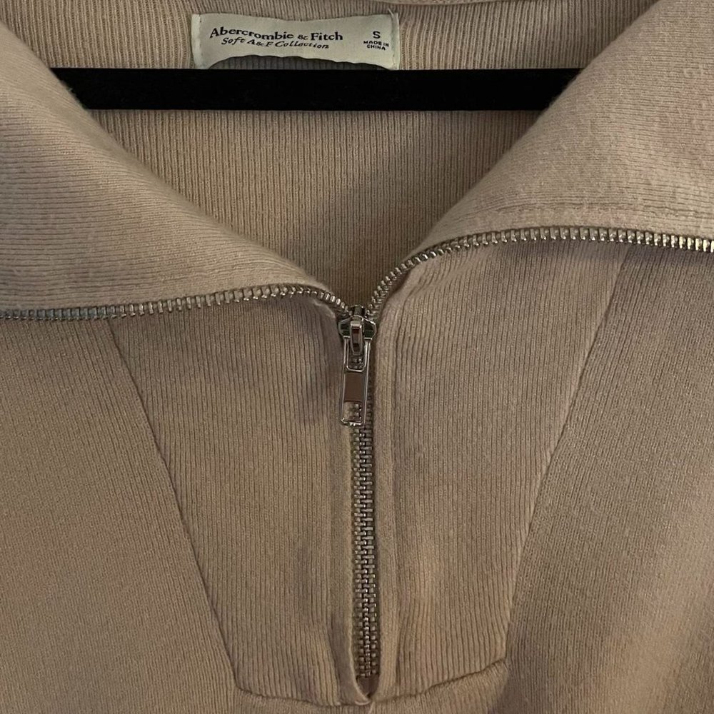 Abercrombie quarter zip sweater